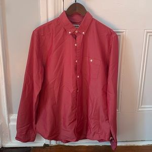 Red Express Dress Button Down